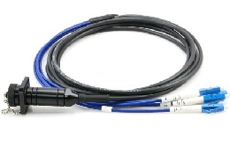 Multimode FOMM50 ODC Cable LEAD 5.5 4PLUG-LC/DPX 3M-1985837-3