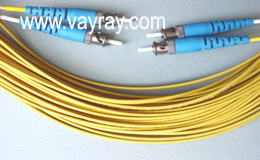Single mode Duplex ST to ST Fiber Optic Patch Cable